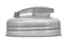 Garyline® Mini Mountain Tritan® Bottle with Flip-Top Lid - 22 oz. - Translucent frost lid
